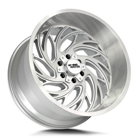 Off Road Monster Wheels M29 BFS 22x12 -44mm 6x135/6x139.7 Brushed Face Silver Truck/SUV Wheel