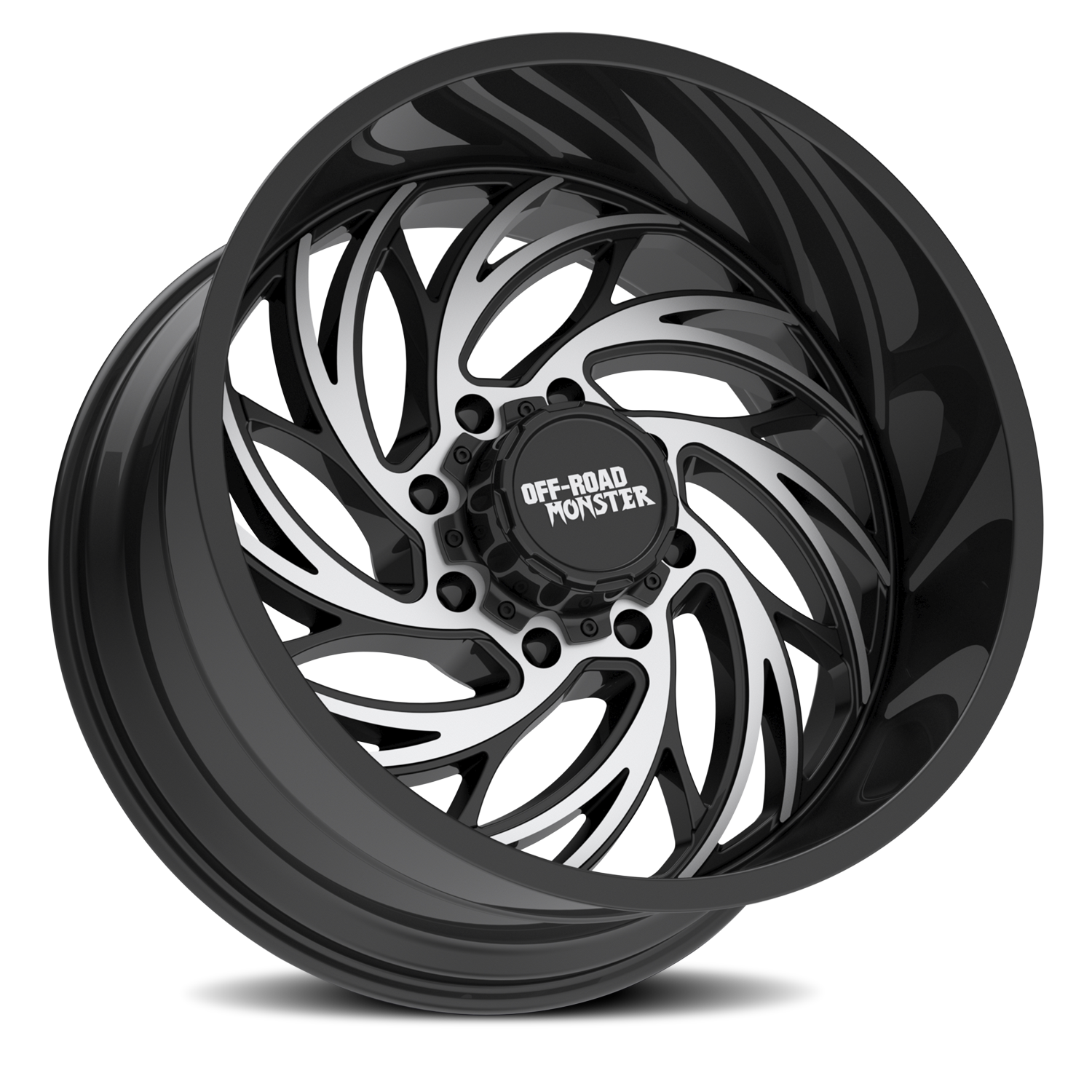 Off Road Monster Wheels M29 GBM Gloss Black | 22x12 -44mm | 8x170 | 1999–2026 Ford F-250/F-350 Super Duty