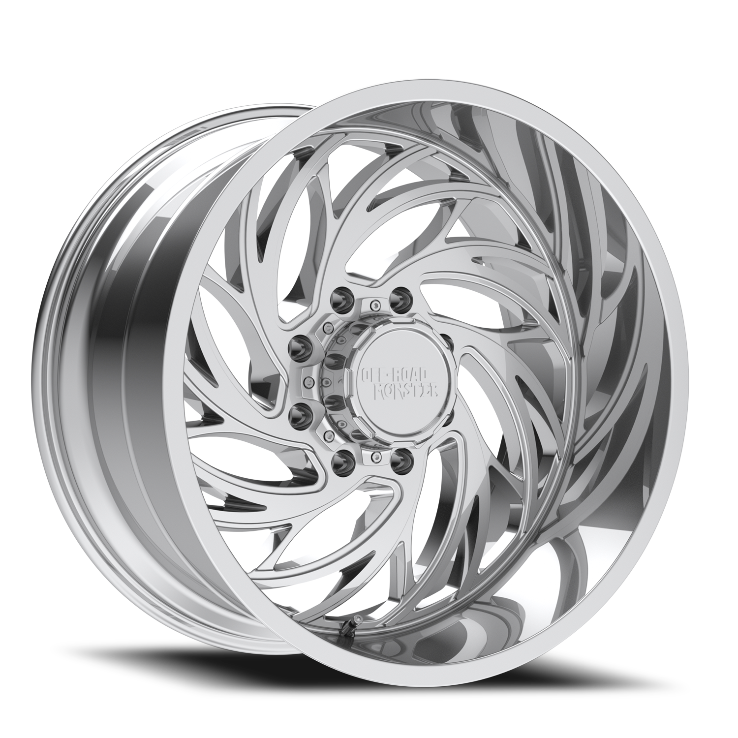 Off Road Monster M29 C Chrome | 24x14 -76mm | 6x135 & 6x139.7 Dual-Drilled