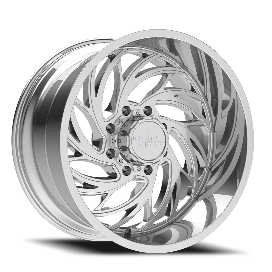 Off Road Monster M29 C Chrome | 24x14 -76mm | 6x135 & 6x139.7 Dual-Drilled