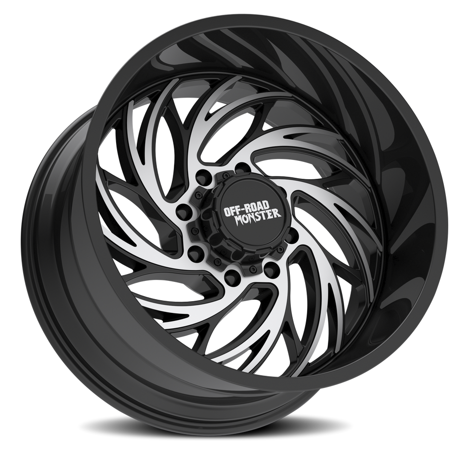 Off Road Monster M29 GBM Gloss Black | 24x14 -76mm | 6x135 & 6x139.7 Dual-Drilled