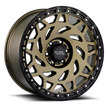 Off Road Monster Wheels M50 BZBR Bronze/Black Ring | 20x9.5 -12mm | 8x165.1 | HD Truck Wheel