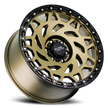 Off Road Monster Wheels M50 BZBR Bronze/Black Ring | 20x9.5 -12mm | 8x180 | 2011–2026 Silverado/Sierra 2500HD/3500HD