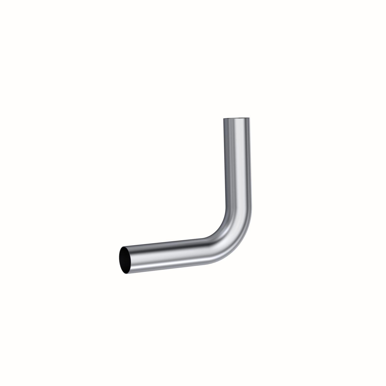 MBRP 3.5-Inch Exhaust System Exhaust Universal Fit Aluminized Steel 12-Inch 3.5 Inch Exhaust Pipe 90 Degree Bend 12 Inch Legs Aluminized Steel