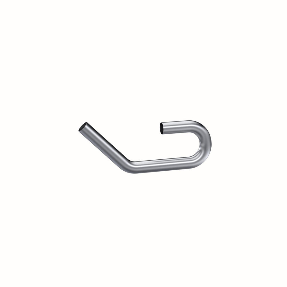 MBRP 2.5-Inch Exhaust System Exhaust Universal Fit Aluminized Steel Exhaust Pipe 2.5 Inch 45 Degree And 180 Degree Dual Bends Aluminized Steel