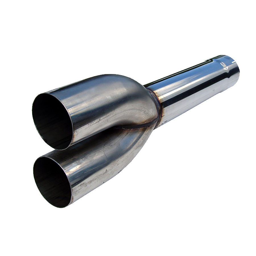 MBRP 4-Inch Exhaust System Exhaust Armor Plus Universal Fit T409 Stainless Steel Muffler Bypass Universal Dual Muffler Bypass 4 Inch Inlet/Outlet Armor Plus Series