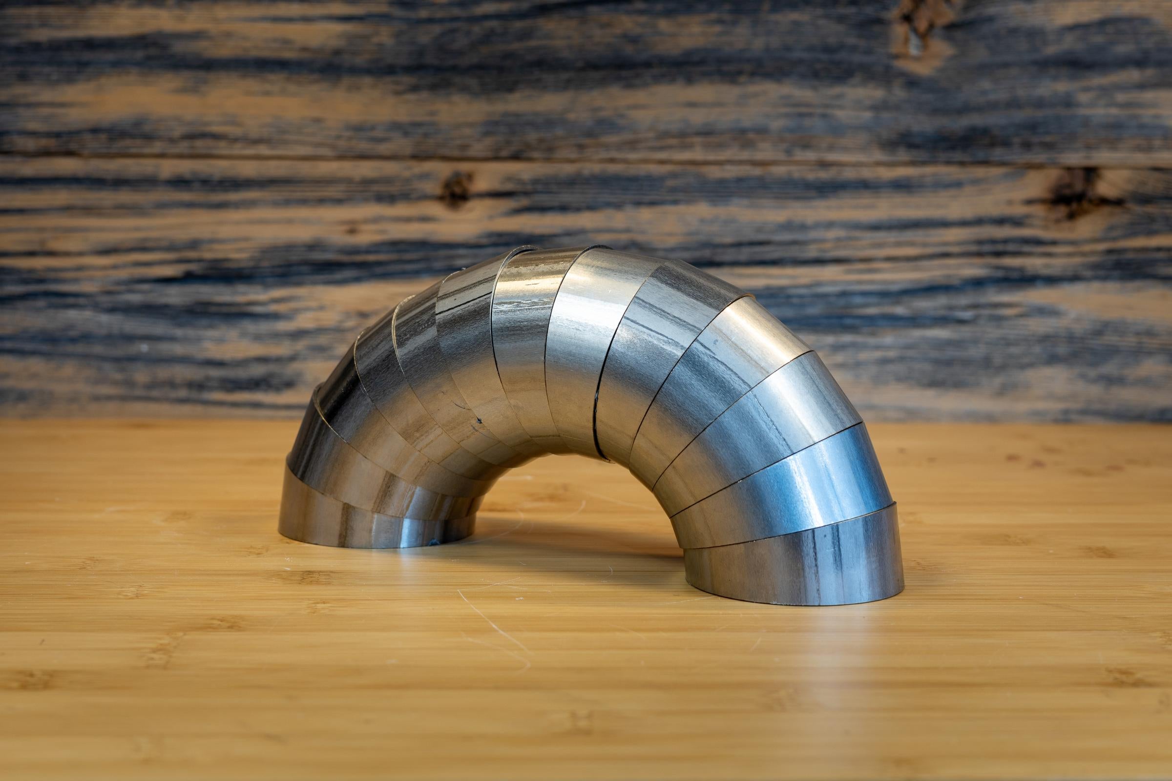 MBRP 3-Inch Exhaust Universal Fit T304 Stainless Steel Universal T304 Stainless Steel 3 Inch Diameter 180 Degree Pie Cut Kit