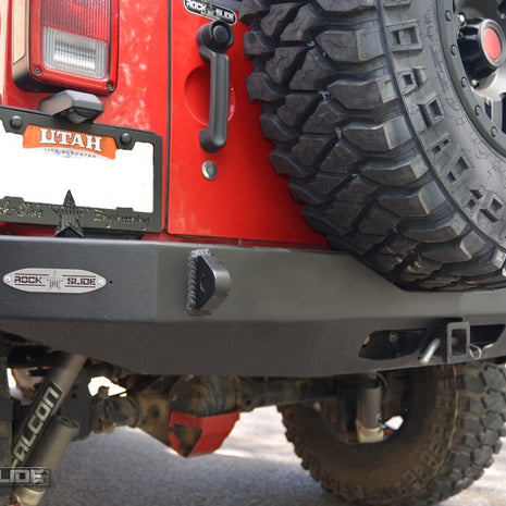 Rock Slide Engineering Rear Bumper Rigid Series 3/16-Inch Steel 2007-2018 Jeep Wrangler JK