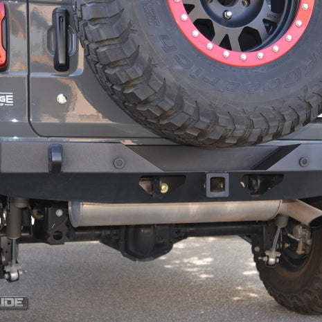 Rock Slide Engineering Rear Bumper Rigid Series 3/16-Inch Steel 2018-2026 Jeep Wrangler JL