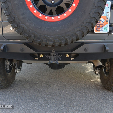 Rock Slide Engineering Rear Bumper Rigid Series 3/16-Inch Steel 2018-2026 Jeep Wrangler JL