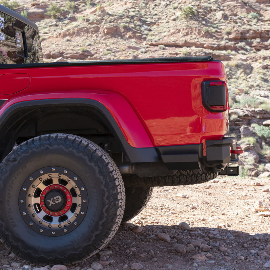 Rock Slide Engineering Rear Bumper Rigid Series 3/16-Inch Steel 2020-2026 Jeep Gladiator JT