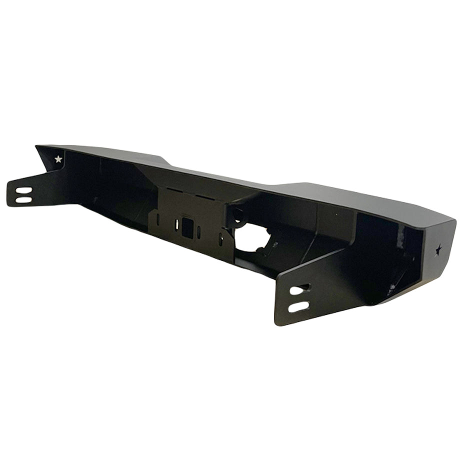 Rock Slide Engineering Stubby Rear Bumper Rigid Series 3/16-Inch Steel 2007-2018 Jeep Wrangler JK