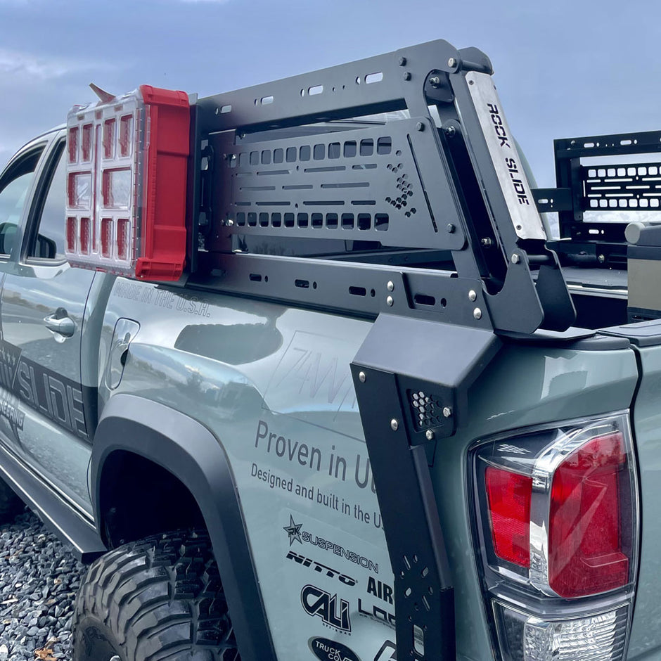 Rock Slide Engineering Short Bed Overland Rack Steel 2016-2022 Toyota Tacoma
