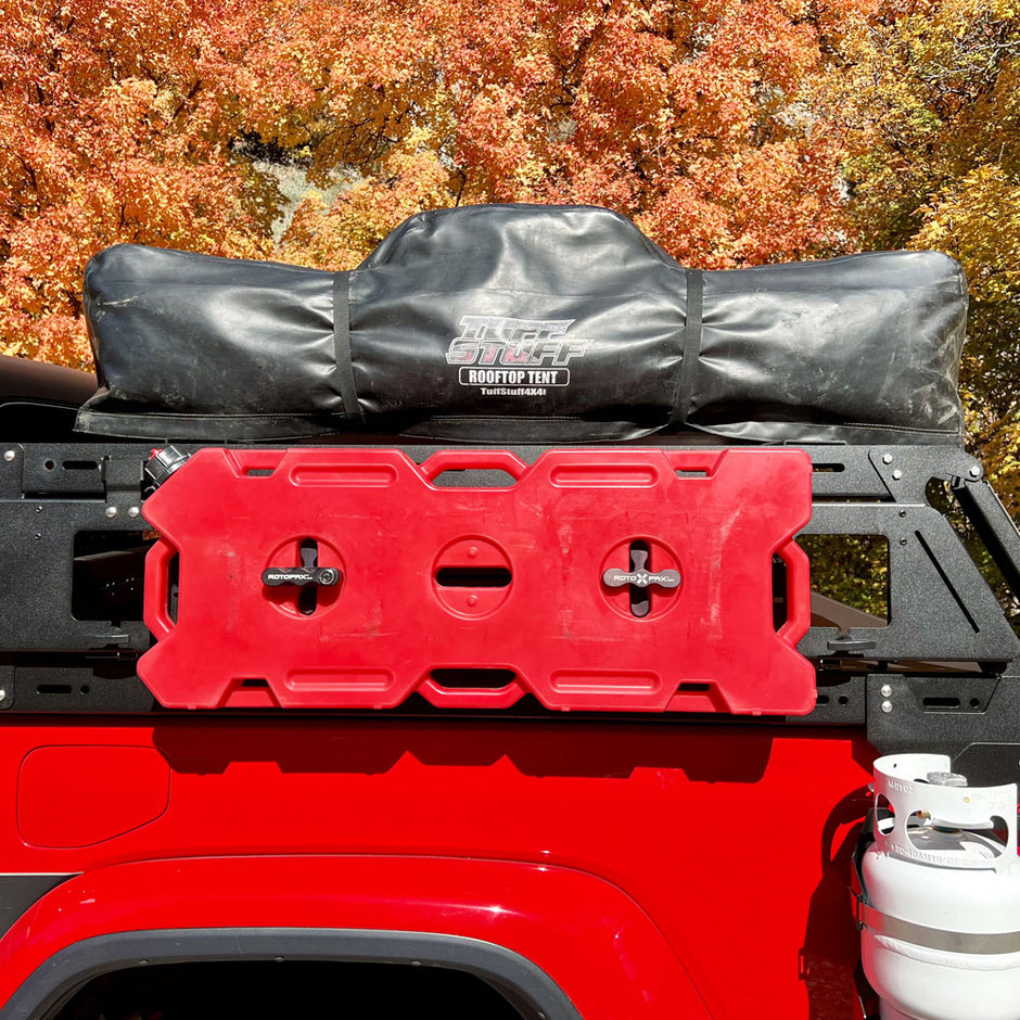 Rock Slide Engineering Overland Rack Flip-Up Sides Steel 2020-2023 Jeep Gladiator JT / 2016-2022 Toyota Tacoma