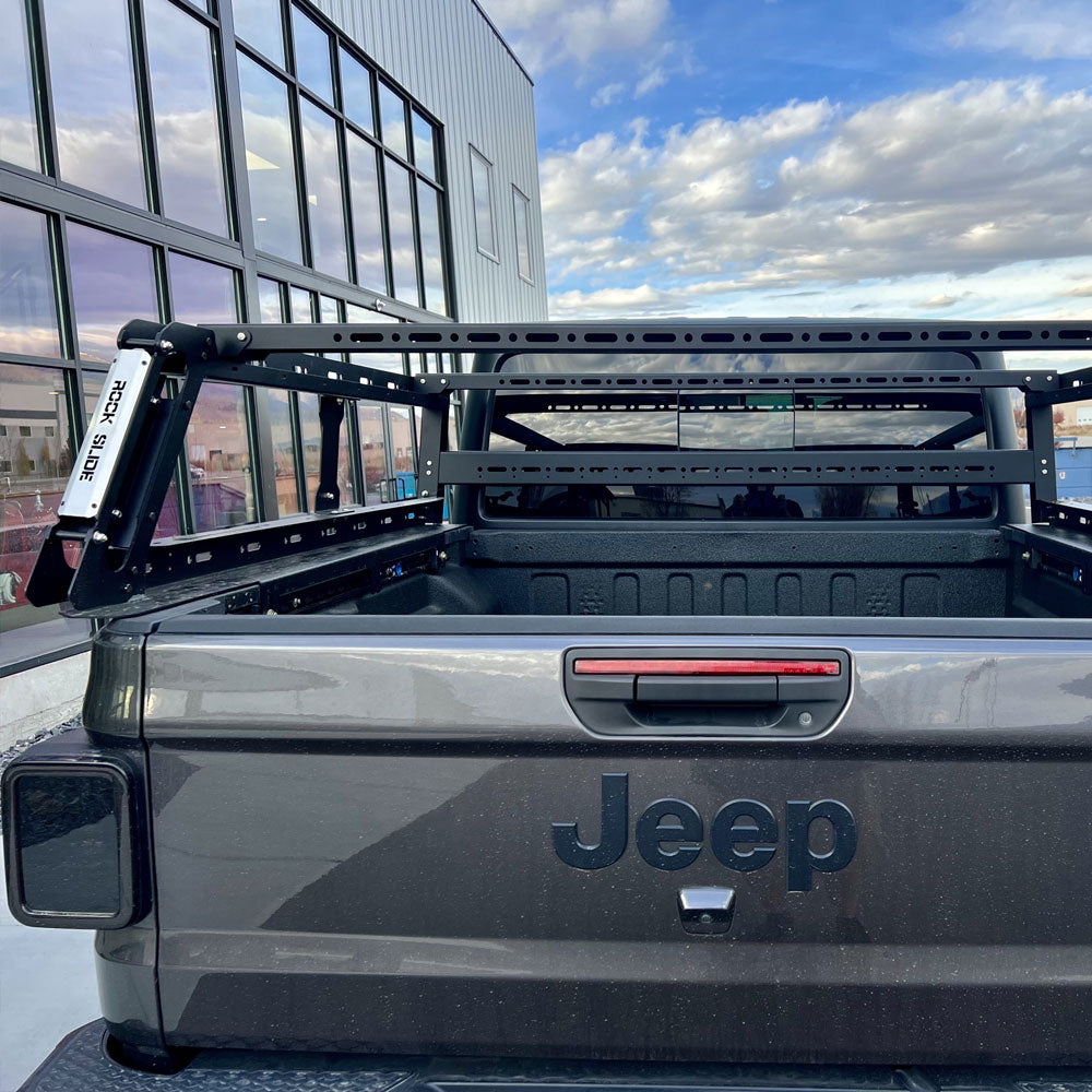 Rock Slide Engineering Truck Bed Rack Deluxe Steel 2020-2023 Jeep Gladiator JT / 2016-2022 Toyota Tacoma
