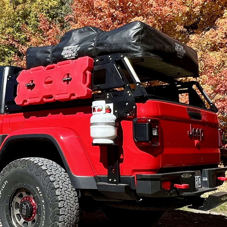 Rock Slide Engineering Overland Deluxe Rack Kit Short Bed Steel 2016-2022 Toyota Tacoma