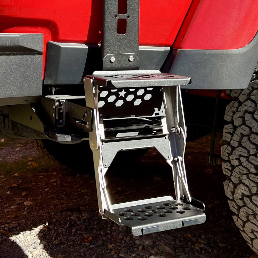 Rock Slide Engineering R-STEP 9-Inch Bed Step Driver Side Steel 2020-2023 Jeep Gladiator JT