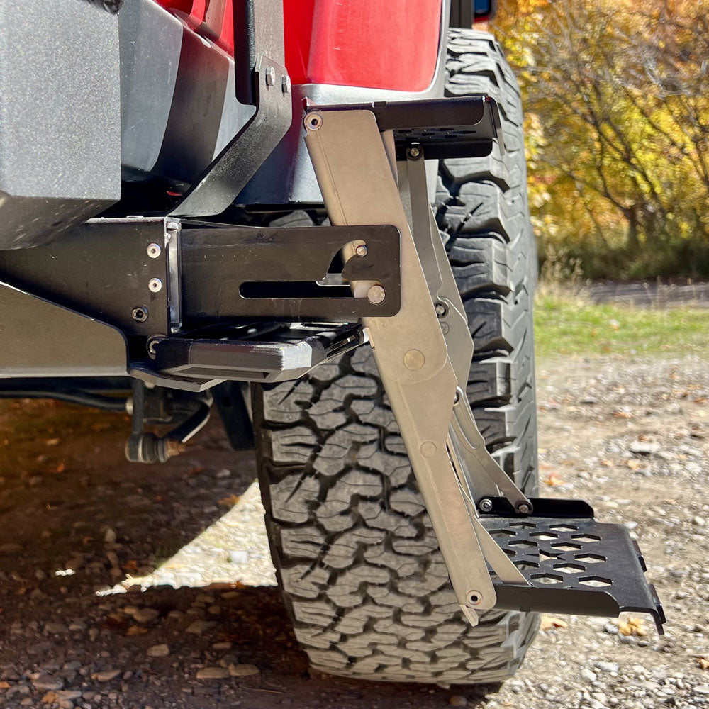 Rock Slide Engineering R-STEP 9-Inch Bed Step Driver Side Steel 2020-2023 Jeep Gladiator JT