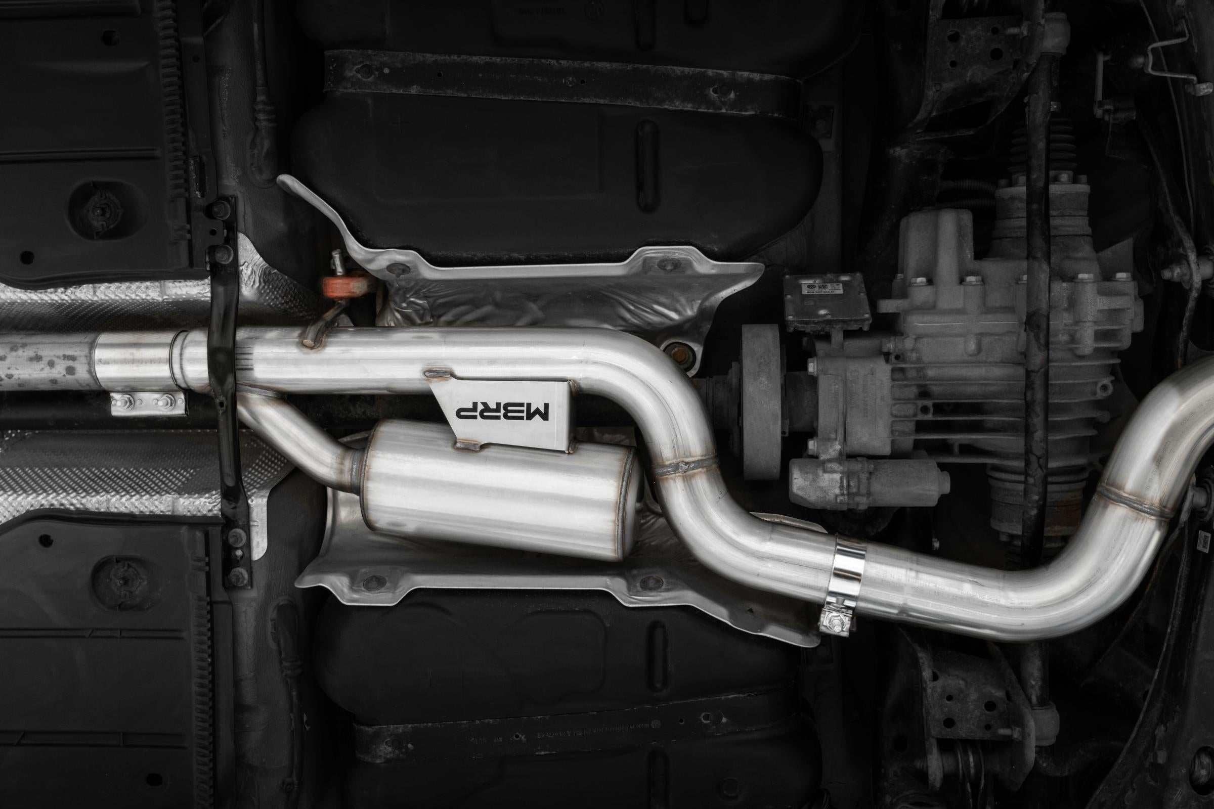 MBRP 3-Inch Cat-Back Exhaust Rear Exit Armor Pro 2015-2019 Volkswagen Golf R