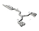 MBRP Cat-Back Exhaust Quad Armor Pro 2022-2025 Volkswagen Golf R T304 Stainless Steel Silver