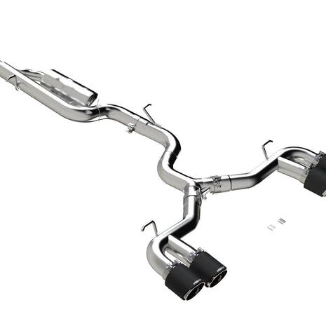 MBRP Cat-Back Exhaust Quad Armor Pro 2022-2025 Volkswagen Golf R T304 Stainless Steel 3-Inch
