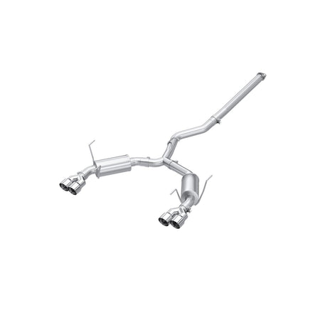 MBRP 3-Inch Cat-Back Exhaust Quad Armor Pro 2.4L 2022-2025 Subaru WRX T304 Stainless Steel 4-Inch 22-Up Subaru WRX 2.4L T304 Stainless Steel 3 Inch Cat-Back Dual Split Rear Quad Tips Street Profile