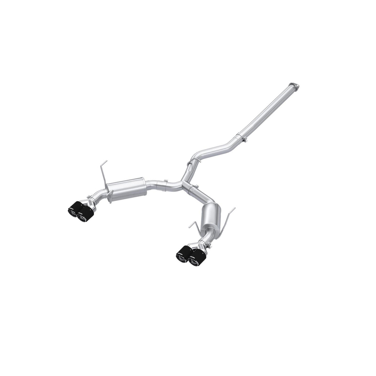 MBRP 3-Inch Cat-Back Exhaust Quad Armor Pro 2.4L 2022-2025 Subaru WRX T304 Stainless Steel 4-Inch 22-Up Subaru WRX 2.4L T304 Stainless Steel 3 Inch Cat-Back Dual Split Rear Quad Carbon Fiber Tips Street Profile
