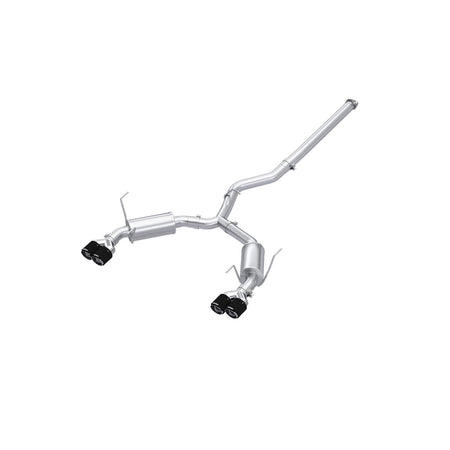 MBRP 3-Inch Cat-Back Exhaust Quad Armor Pro 2.4L 2022-2025 Subaru WRX T304 Stainless Steel 4-Inch 22-Up Subaru WRX 2.4L T304 Stainless Steel 3 Inch Cat-Back Dual Split Rear Quad Carbon Fiber Tips Street Profile
