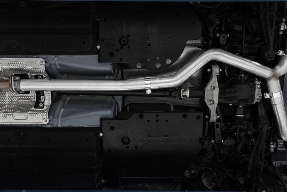 MBRP 3-Inch Cat-Back Exhaust Quad Armor Pro 2.4L 2022-2025 Subaru WRX T304 Stainless Steel 4-Inch 22-Up Subaru WRX 2.4L T304 Stainless Steel 3 Inch Cat-Back Dual Split Rear Quad Carbon Fiber Tips Street Profile