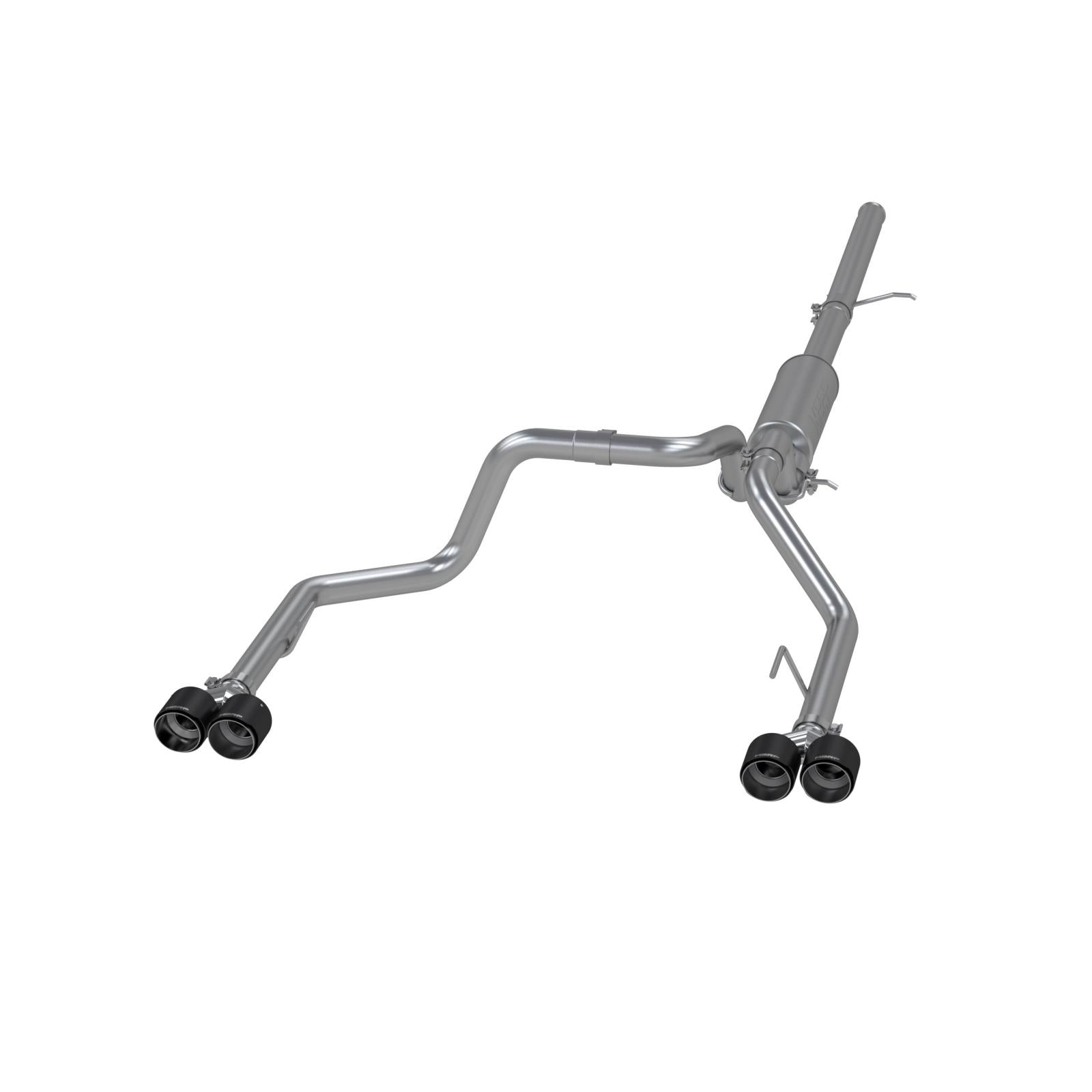 MBRP 2.5-Inch|3-Inch Cat-Back Exhaust Quad Armor Pro 5.3L Gas 2019-2026 Chevy Silverado 1500; 2022 Chevy Silverado 1500 LTD; 2019-2026 GMC Sierra 1500; 2022 GMC Sierra 1500 Limited