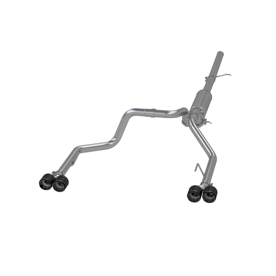 MBRP 2.5-Inch|3-Inch Cat-Back Exhaust Quad Armor Pro 5.3L Gas 2019-2026 Chevy Silverado 1500; 2022 Chevy Silverado 1500 LTD; 2019-2026 GMC Sierra 1500; 2022 GMC Sierra 1500 Limited