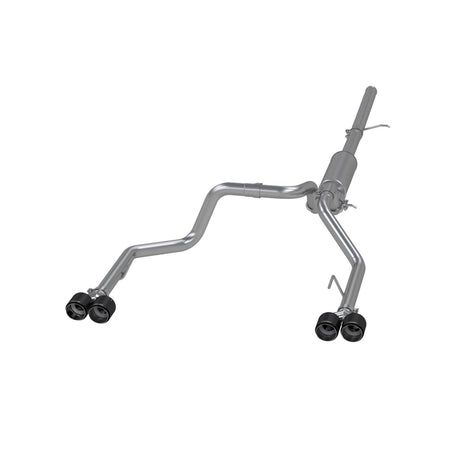 MBRP 2.5-Inch|3-Inch Cat-Back Exhaust Quad Armor Pro 5.3L Gas 2019-2026 Chevy Silverado 1500; 2022 Chevy Silverado 1500 LTD; 2019-2026 GMC Sierra 1500; 2022 GMC Sierra 1500 Limited