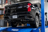 MBRP 2.5-Inch|3-Inch Cat-Back Exhaust Quad Armor Pro 5.3L Gas 2019-2026 Chevy Silverado 1500; 2022 Chevy Silverado 1500 LTD; 2019-2026 GMC Sierra 1500; 2022 GMC Sierra 1500 Limited