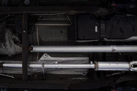 MBRP 2.5-Inch|3-Inch Cat-Back Exhaust Quad Armor Pro 5.3L Gas 2019-2026 Chevy Silverado 1500; 2022 Chevy Silverado 1500 LTD; 2019-2026 GMC Sierra 1500; 2022 GMC Sierra 1500 Limited