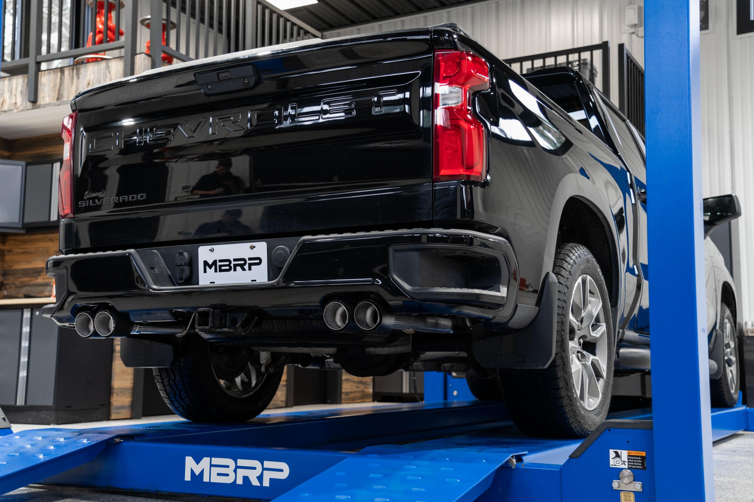 MBRP 3-Inch Cat-Back Exhaust Quad Armor Pro 6.2L Gas 2019-2026 Chevy Silverado 1500; 2022 Chevy Silverado 1500 LTD; 2019-2026 GMC Sierra 1500; 2022 GMC Sierra 1500 Limited