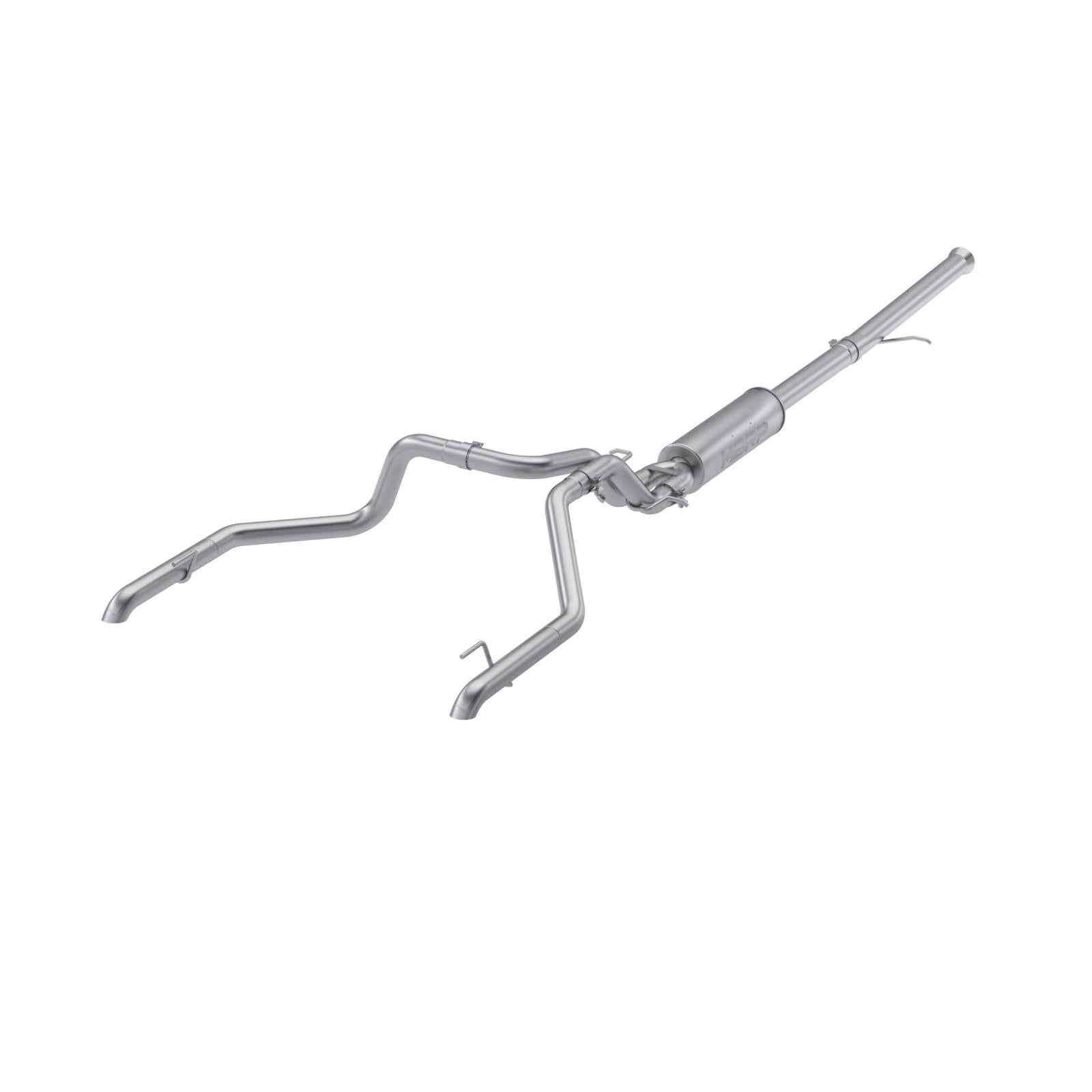 MBRP Cat-Back Exhaust Turn down Armor Pro 6.2L 2022-2026 Chevy Silverado 1500; 2022-2026 GMC Sierra 1500