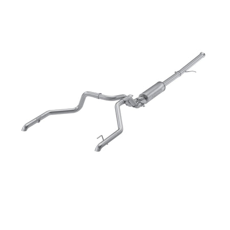 MBRP Cat-Back Exhaust Turn down Armor Pro 6.2L 2022-2026 Chevy Silverado 1500; 2022-2026 GMC Sierra 1500