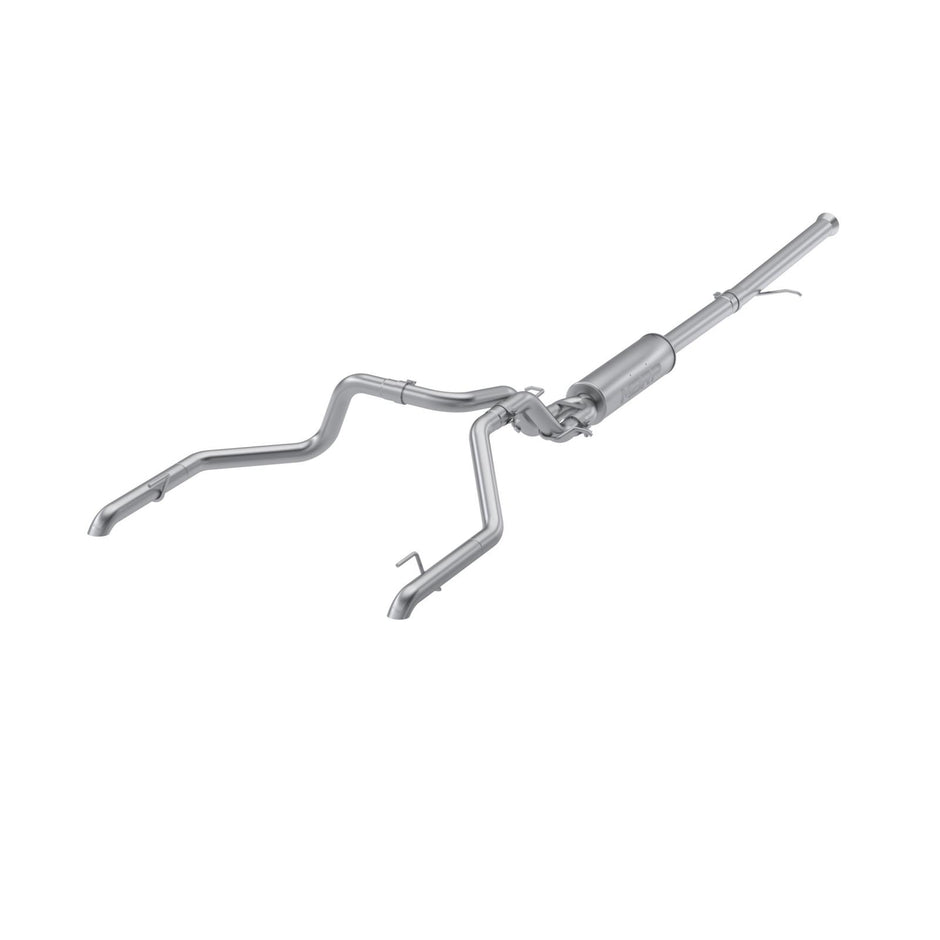MBRP Cat-Back Exhaust Turn down Armor Pro 6.2L 2022-2026 Chevy Silverado 1500; 2022-2026 GMC Sierra 1500