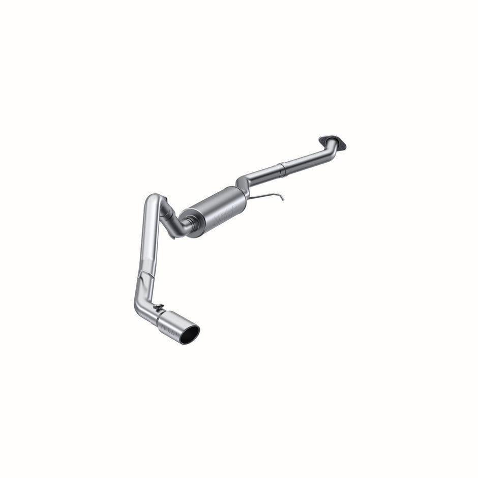 MBRP 3-Inch Cat-Back Exhaust Single Side Armor Lite 4.8L/5.3L Gas 2003-2006 Chevy Silverado 1500; 2007 Chevy Silverado 1500 Classic; 2003-2006 GMC Sierra 1500; 2007 GMC Sierra 1500 Classic Aluminized Steel Crew Cab, Extended Cab Short Bed 4-Inch