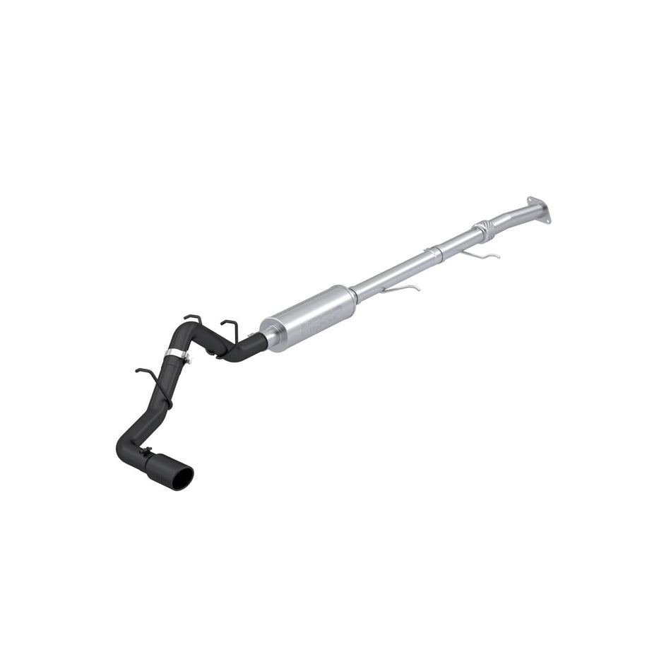 MBRP 3-Inch Cat-Back Exhaust Single Side Exit Armor Black 2.7L 2023-2026 Chevy Colorado; 2023-2026 GMC Canyon