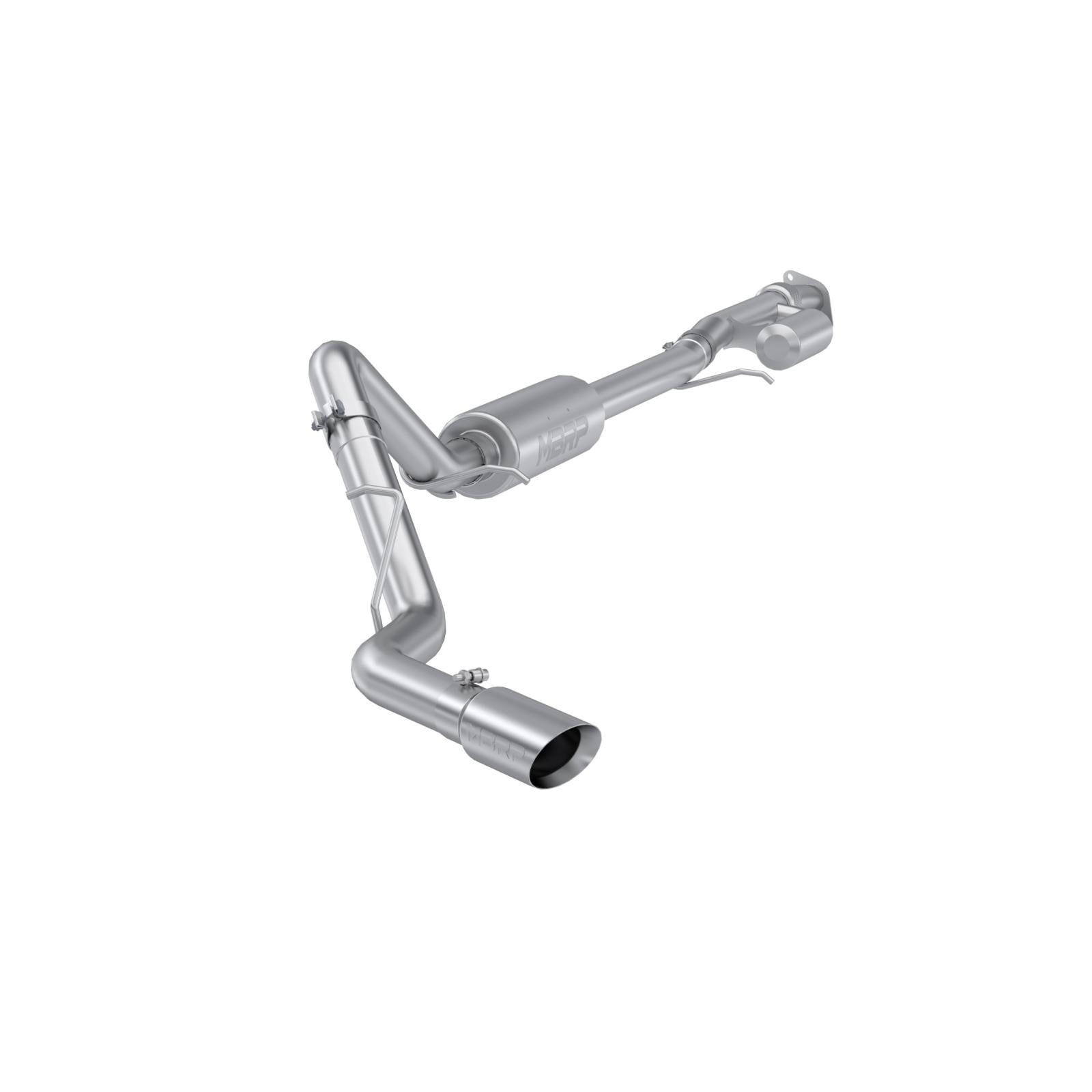 MBRP 3-Inch Cat-Back Exhaust Single Side Exit Armor Pro 2.7L Gas 2019-2026 Chevy Silverado 1500; 2019-2026 GMC Sierra 1500