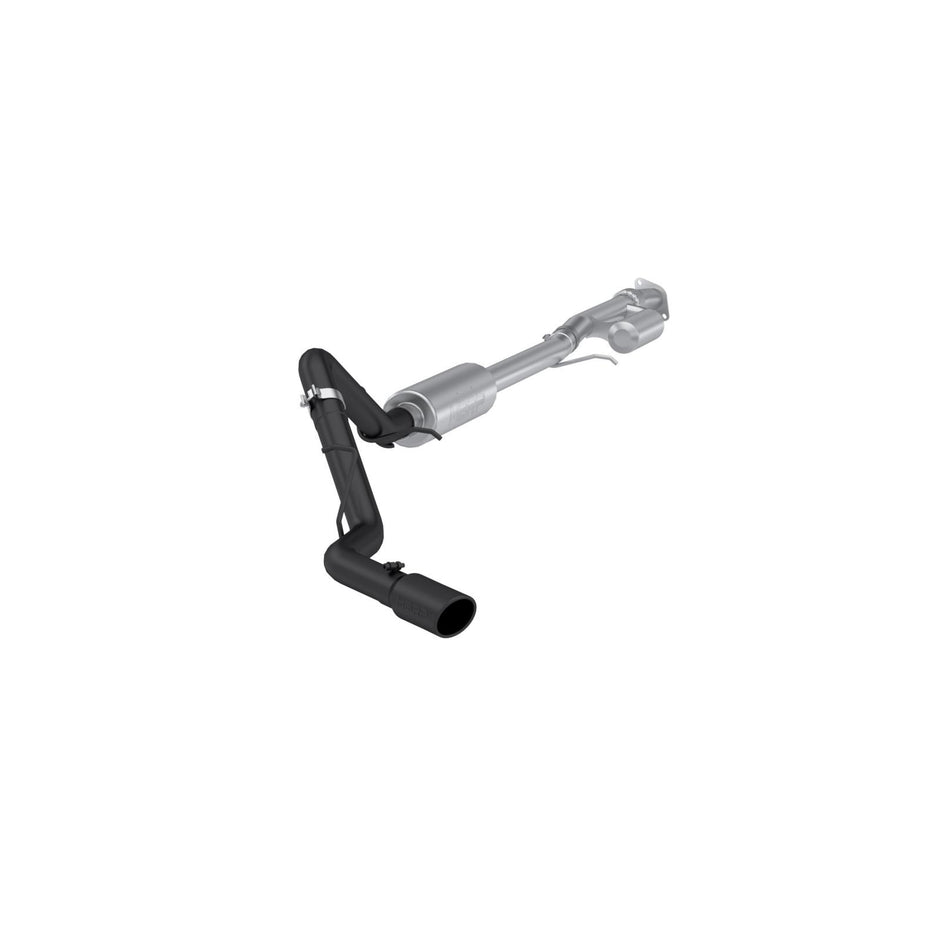 MBRP 3-Inch Cat-Back Exhaust Single Side Exit Armor Black 2.7L 2019-2026 Chevy Silverado 1500; 2019-2026 GMC Sierra 1500