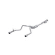 MBRP 3-Inch Cat-Back Exhaust Dual Split Rear Exit Armor Lite 2.7L 2019-2026 Chevy Silverado 1500; 2019-2026 GMC Sierra 1500