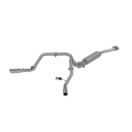 MBRP 2.5-Inch Cat-Back Exhaust Dual Armor Lite 4.8L/5.3L Gas 2003-2006 Chevy Silverado 1500; 2007 Chevy Silverado 1500 Classic; 2003-2006 GMC Sierra 1500; 2007 GMC Sierra 1500 Classic Aluminized Steel Single Cab