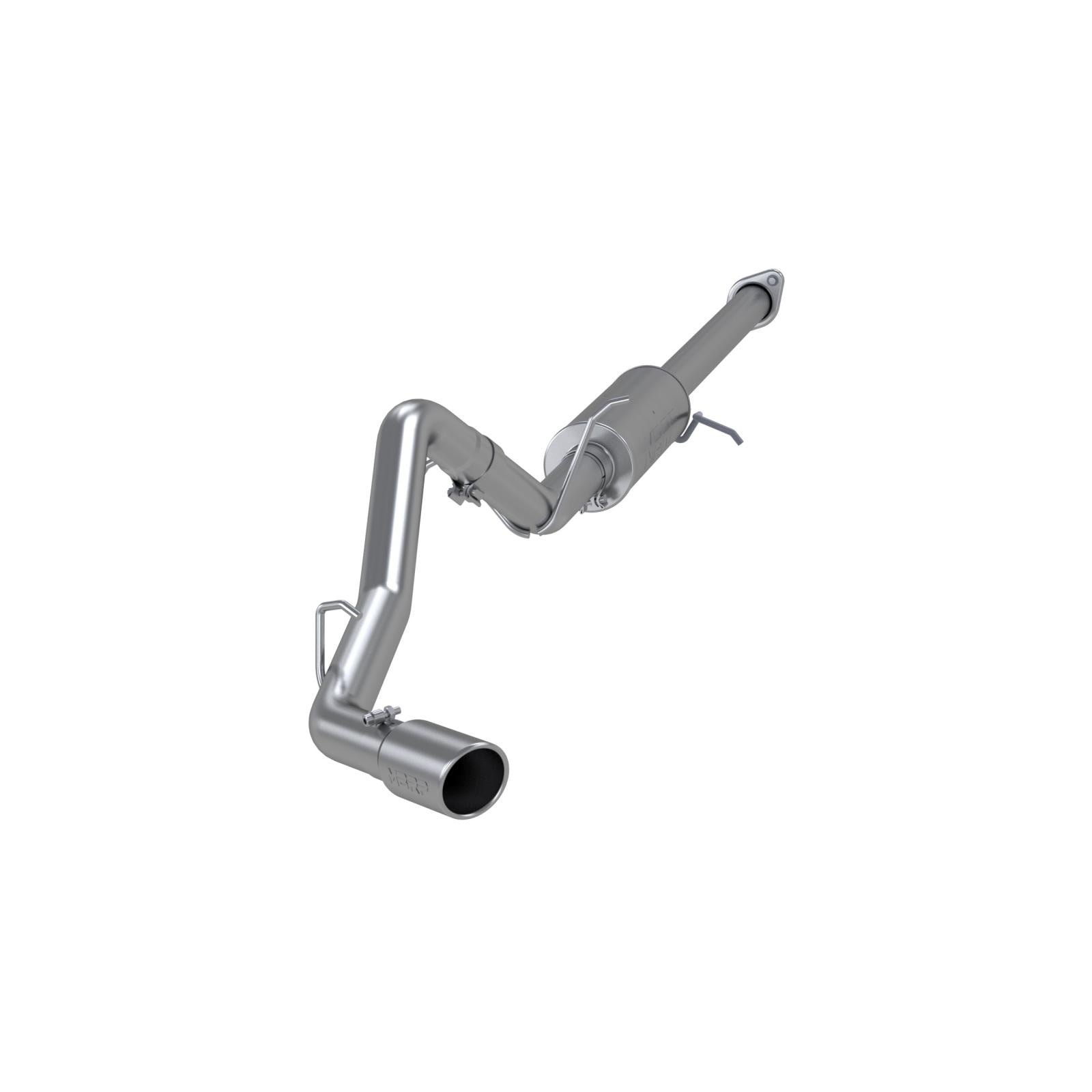 MBRP 3-Inch Cat-Back Exhaust Single Side Armor Lite 4.8L/5.3L/6.0L Gas 2007-2008 Chevy Silverado 1500; 2007-2008 GMC Sierra 1500 Aluminized Steel Crew Cab, Extended Cab, Regular Cab 78.0 inch 4-Inch