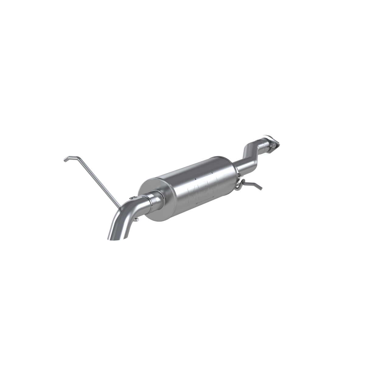 MBRP 2.5-Inch Cat-Back Exhaust Turn down Armor Lite 2.8L/2.9L/3.5L/3.7L Gas 2004-2012 Chevy Colorado; 2004-2012 GMC Canyon