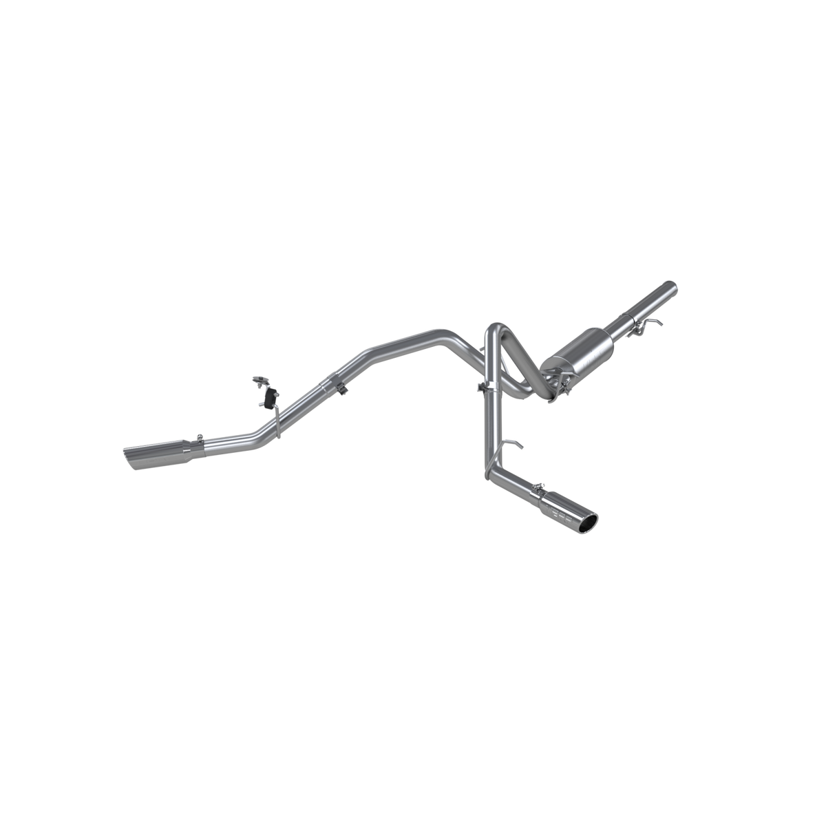 MBRP 2.5-Inch Cat-Back Exhaust Dual Armor Plus 4.8L/5.3L/6.0L Gas 2009-2013 Chevy Silverado 1500; 2009-2013 GMC Sierra 1500