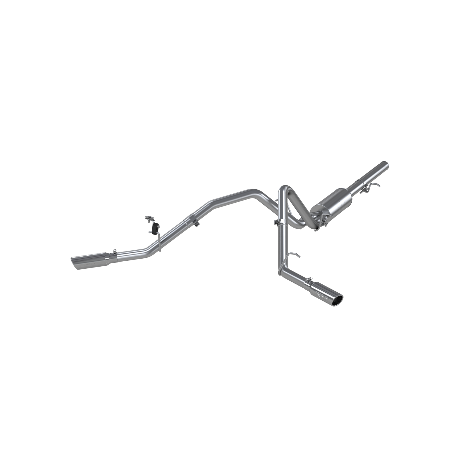 MBRP 2.5-Inch Cat-Back Exhaust Dual Armor Plus 4.8L/5.3L/6.0L Gas 2009-2013 Chevy Silverado 1500; 2009-2013 GMC Sierra 1500