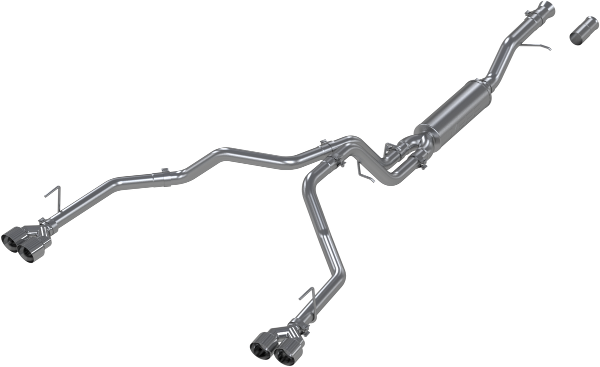 MBRP 3-Inch/2.5-Inch Cat-Back Exhaust Quad Armor Lite 5.3L/6.2L Gas 2021-2026 Chevy Tahoe; 2021-2026 GMC Yukon