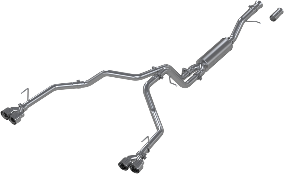 MBRP 3-Inch/2.5-Inch Cat-Back Exhaust Quad Armor Lite 5.3L/6.2L Gas 2021-2026 Chevy Tahoe; 2021-2026 GMC Yukon